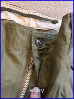 Vtg NOS Korean War US Army M51 Cargo Field Pants Sz XL Regular 50s #2