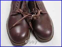 Vtg NOS Post WWII US Army Men's Low Quarter Oxford Shoe Sz 6A Endicott Johnson