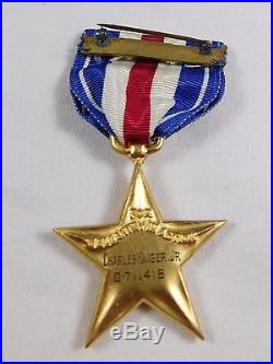 Vtg Named Bronze Star Military Medal Lt. Col. USAF Air Force WWII or Korean War