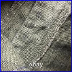 Vtg OG 107 Pants Mens 28x32 Green 13 Star US Military Baker Pants Korean War