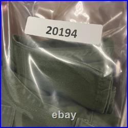 Vtg OG 107 Pants Mens 28x32 Green 13 Star US Military Baker Pants Korean War