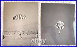 Vtg Original Korean War Era Naval Test Photographs Parachute Unit Rare Military