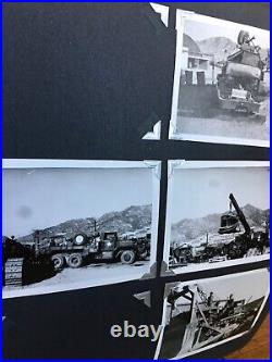 Vtg Original Korean War Photo Album US Army Signal Corps PICTURES US Photographs