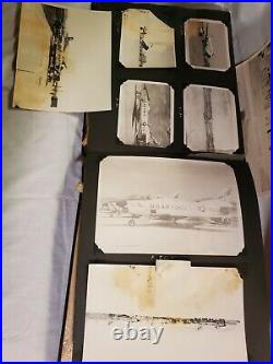 Vtg Post Korean War Era Photo Album Photo Scrapbook K55 Osan Air Base 1959 1960