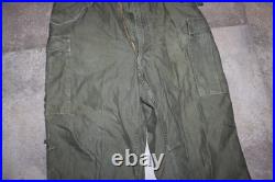 Vtg U. S. Army Military Korean War Era Jungle Combat Pants O. D. M-1951 Sz. 35x34
