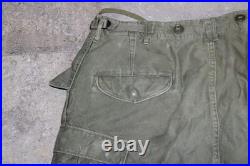 Vtg U. S. Army Military Korean War Era Jungle Combat Pants O. D. M-1951 Sz. 35x34