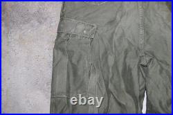 Vtg U. S. Army Military Korean War Era Jungle Combat Pants O. D. M-1951 Sz. 35x34