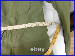 Vtg US Air Force-Army M-1951 Korean War Field Jacket OG 107, Hood M-1943