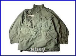 Vtg US Army Korean War M-51 M1951 Field Jacket X Small 50s Patches