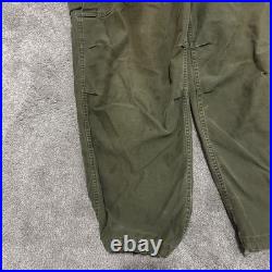 Vtg US Army Pants Regular Long Fulton Trouser Shell Field M1951 50s Korean War