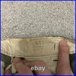 Vtg US Army Pants Regular Long Fulton Trouser Shell Field M1951 50s Korean War