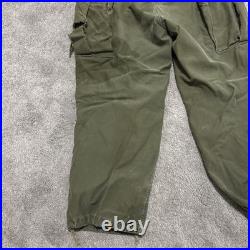 Vtg US Army Pants Regular Long Fulton Trouser Shell Field M1951 50s Korean War