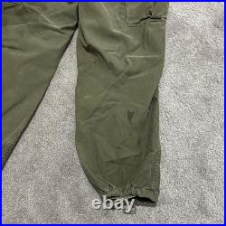 Vtg US Army Pants Regular Long Fulton Trouser Shell Field M1951 50s Korean War