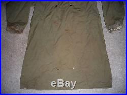 Vtg US Army ROK Korean War Era Reversible Military Fur Jacket Coat Parka Xlarge