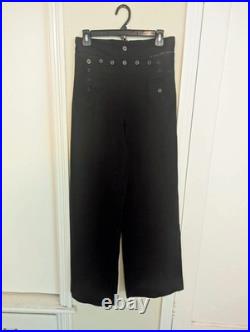 Vtg US Navy Korean War dress blues/Cracker Jack inc. Hat, scarf, Gd. Conduct metal