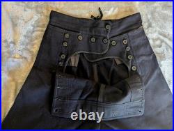 Vtg US Navy Korean War dress blues/Cracker Jack inc. Hat, scarf, Gd. Conduct metal