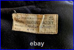 Vtg US Navy Korean War dress blues/Cracker Jack inc. Hat, scarf, Gd. Conduct metal