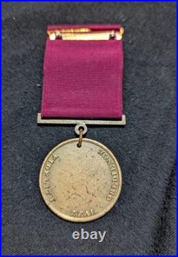 Vtg US Navy Korean War dress blues/Cracker Jack inc. Hat, scarf, Gd. Conduct metal