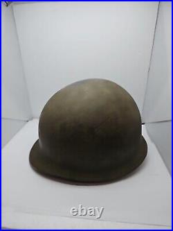 WESTINGHOUSE KOREAN WAR M1 HELMET LINER and KOREAN War Steel Combat Helmet