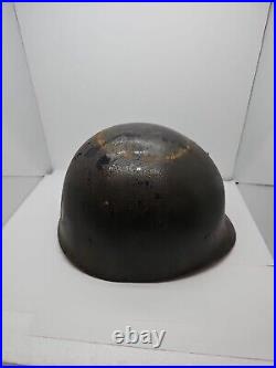 WESTINGHOUSE KOREAN WAR M1 HELMET LINER and KOREAN War Steel Combat Helmet