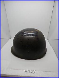 WESTINGHOUSE KOREAN WAR M1 HELMET LINER and KOREAN War Steel Combat Helmet