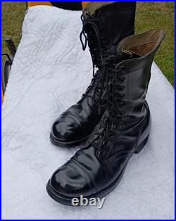WW11 Korean War Military Combat Boots Mens 9R MA BF Goodrich souls 1951