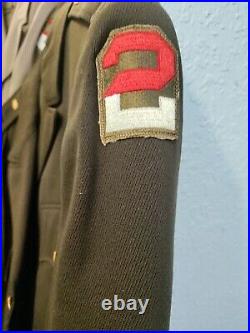 WW2 Korean War 1945-1950 US Army Officer Uniforms Khaki Green Jackets Pants Lot