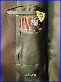 WW2 Korean War 1945-1950 US Army Officer Uniforms Khaki Green Jackets Pants Lot