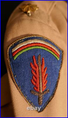 WW2 Korean War Army Chemical Corps Majors Uniform Tailored Europe HQ 9 Ribbons