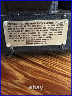 WW2 Korean War Bendix Aviation Aviator Bubble Sextant AN5851-1 and Bakelite Box