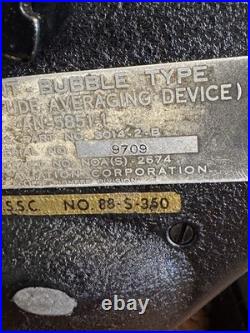 WW2 Korean War Bendix Aviation Aviator Bubble Sextant AN5851-1 and Bakelite Box