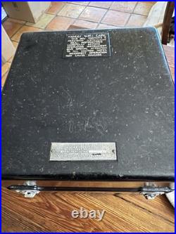 WW2 Korean War Bendix Aviation Aviator Bubble Sextant AN5851-1 and Bakelite Box