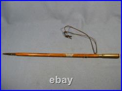 WW2 Korean War Era US Army USGI Trench Art Theater Made 23 Wooden Swagger Stick