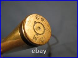 WW2 Korean War Era US Army USGI Trench Art Theater Made 23 Wooden Swagger Stick