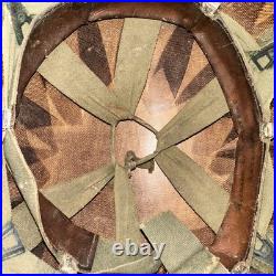 WW2/Korean War Era US M1 Helmet Shell + Liner McCord M-163A with Decals