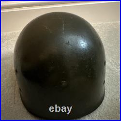 WW2/Korean War Era US M1 Helmet Shell + Liner McCord M-163A with Decals