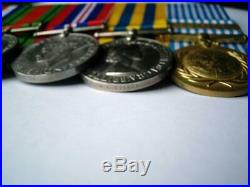 WW2 Korean War Imjin river medals Pt Sissons Northumberland Fus Welch Warwick RA