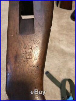 WW2 Korean War Late M1 Carbine Stock Winchester Type III RIA EB Arsenal Stamp