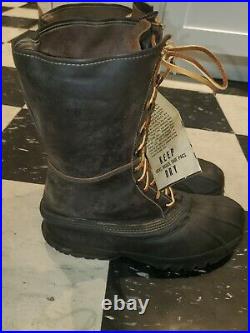 WW2 Korean War US Army Military Shoe Pacs Boots Size 12W NOS