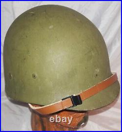 WW2 McCord M1 Combat Helmet Named & Micarta Liner Complete + Net, Korean War