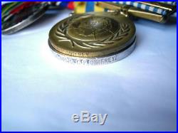 WW2 Pacific 1939-45 Korea 1950 Canadian Forces & UN Korean War medals C Onifrey