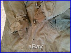 WW2 US army parka coat with USMC type cuffs liner good for early korean war