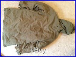 WW2 US army parka coat with USMC type cuffs liner good for early korean war