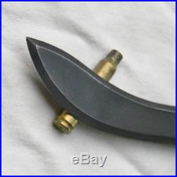 WW2 or Korean War era US Navy D-A life raft knife, orig leather scabbard RARE