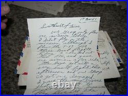WWII Fighter Pilot & Korean War Ace 800 Letter Lot & Log Books