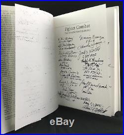 WWII / KOREAN WAR ACES SIGNED FIGHTER COMBAT BOOK PSA/DNA AC01569 (With65 AUTOS)