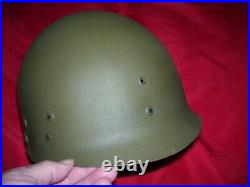 WWII Korean War 326th Medical 82nd Airborne Painted Jump Helmet with Liner