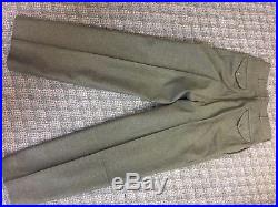 WWII Korean War Era Marine Dress Wool Uniform Jacket Trousers Belt USMC WW2