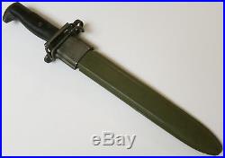 WWII Korean War Era USGI U. S. M1 Garand Bayonet Union Fork & Hoe UFH & Scabbard