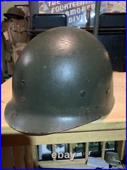 WWII/Korean War Era Us M1 Helmet Army USMC